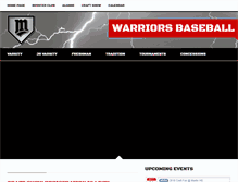 Tablet Screenshot of martinbaseball.com